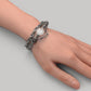 Snowflake Phantom Charm + Grey Rutilated Quartz w/ Grey Moonstone Bangle