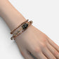Nectar Dzi Bead w/ Blackgold Super Seven Quartz Bangle