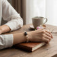 Nectar Dzi Bead w/ Blackgold Super Seven Quartz Bangle