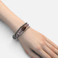 Special Three Eye Dzi Bead w/ Amethyst Super Seven Quartz Bangle