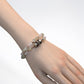 Wujie Boundless Dzi Bead + Green Moonstone w/ Kunzite Dual-Loop Bracelet