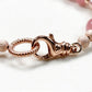 Rainbow Clear Quartz Charm +  Guava Quartz w/ Freshwater Pearl Bracelet