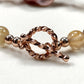 Freshwater Pearl w/ Rainbow Rutilated Quartz Bracelet