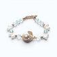 Freshwater Pearl w/ Blue Topaz Bracelet