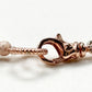 White Phantom Quartz Charm + Moonstone w/ Freshwater Pearl Bracelet