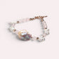 Freshwater Pearl w/ Pink Morganite Quartz Bracelet